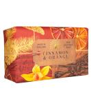 English Soap Co. Cinnamon & Orange 200g Bar - Anniversary Collection - Buy Online on GoSupps.com