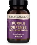 Dr. Mercola Purple Defense with Resveratrol - 90 Capsules for Antioxidant Support - Buy Online on GoSupps.com