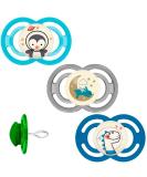 MAM Baby Products Perfect Night Pacifier Set - Glowing 6 Mo+ Includes 3 Sterilization Transport Boxes - Shop Now for International Shipping! - Buy Online on GoSupps.com