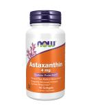 Now Foods Astaxanthin 4 mg - 90 Softgels | Powerful Antioxidant Supplement - Buy Online on GoSupps.com