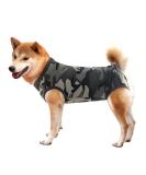 Doton Hospital Suit for Dogs & Cats | Wound Protection Medical Recovery Clothing Cone Replacement (S Camouflage) - Buy Online on GoSupps.com