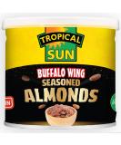 Tropical Sun Buffalo Wing Flavour Almonds in Tins 140G (Pack of 6) - Buy Online on GoSupps.com