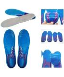 Unisex Orthotic Silicone Gel Shoes Insoles Shock Absorbing Full Length Pair of Boots & Sports Shoe Massaging Feet Shoe Inserts (Medium Size UK 6 to 8) - Buy Online on GoSupps.com