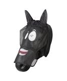 PFIFF 101013 Fly Mask for Horses - Motif Face Mask for Fly Protection | Full/Warmblood Size - Black-White - Buy Online on GoSupps.com