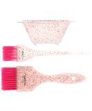Buy Lurrose Home Tool Set - DIY Hair Color Kit with Mixing Bowl Tinting Brushes & Mini Glitter Brush - Perfect for International Hairdressing - Buy Online on GoSupps.com