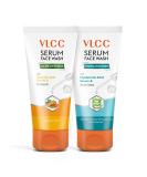 Buy VLCC Salicylic Acid & Turmeric Serum Facewash 150ml | Free Hyaluronic Acid & Aloe Vera Facewash 150ml - International Shipping Available - Buy Online on GoSupps.com