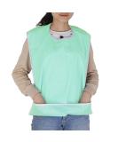 NUOLUX Waterproof Elderly Mealtime Bib Protector Apron 65x45cm - Light Green - Buy Online on GoSupps.com