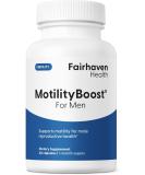 Fairhaven Health MotilityBoost for Men - Prenatal Male Fertility Supplement for Motility Strength - Pre-Conception for Him Includes L-Carnitine, Vitamin B12, B6, CoQ10 and Quercetin - 60 Capsules - Buy Online on GoSupps.com