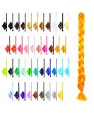 Premium 2m Orange Braid Hair for Rasta Dreads Twists & Box Braids - Mybraids Hair Extensions - Buy Online on GoSupps.com