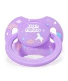 LittleForBig Large Shield Pacifier Generation II in Adult Size Small Fantasy Pattern Purple - Buy Online on GoSupps.com