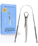 Tongue Scraper Variety Pack - 100% Medical Grade Stainless Steel for Adults & Kids | Easy Oral Care & Hygiene - Buy Online on GoSupps.com