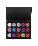 Portshade Palette - 15 Colors Waterproof Glitter Eyeshadow | Long-Lasting Makeup for Everyday & Vacation - Buy Online on GoSupps.com