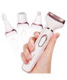 MHSY 4-in-1 Electric Razor for Women - Face, Nose, Legs, Underarm & Bikini Trimmer - Wet/Dry, Rechargeable & Portable - Buy Online on GoSupps.com