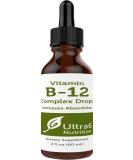 Ultra6 Nutrition Vitamin B12 Drops - 90 Day Supply for Energy Boost - Methylcobalamin Formula for Best Absorption - Buy Online on GoSupps.com