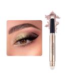LOKFAR Eye-Shadow Stick - Rotatable Cream Pencil, Glitter Shimmer Eyeshadow Stick for Eye Makeup (02 Light Gold Shimmer) - Buy Online on GoSupps.com