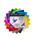 Origami Paper 200 Sheets - 2-inch Square Sheets - 20 Colors - Arts and Crafts - Includes 100 Design E-Book - Buy Online on GoSupps.com