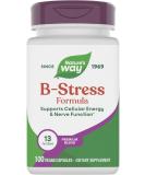 Nature's Way B-Stress Formula - 100 Vegan Capsules for Stress Relief - Buy Online on GoSupps.com
