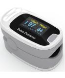 CONTEC CMS50NA Pulse Oximeter - Fingertip Blood Oxygen Monitor SpO2 PR Value Waveform - Grey - Buy Online on GoSupps.com