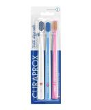 Curaprox CS5460PACK Ultra Soft Manual Toothbrush - 3 Assorted Colors Gentle Brushing for Sensitive Teeth - Shop Internationally - Buy Online on GoSupps.com