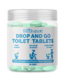 FreshExit Toilet Tablets - Easy Clean & Fresh Citrus Scent - 60ct - Eco-Friendly Alternative to Toilet Spray - Buy Online on GoSupps.com