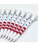 USA Golf Tees - American Flag Design, Pro Length Bamboo Tees, Patriotic Pride 2 3/4 - Pack of 50 - Buy Online on GoSupps.com