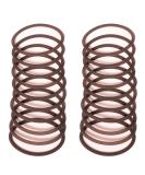 Mia Silkies Silicon Hair Elastics - Translucent Black 2 packs (20 pcs) for Thick Hair - Long-Lasting Hair Ties for Women, Teens, Athletes, and Girls - Buy Online on GoSupps.com