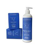 Sunaroma Goat Milk Bath & Body Set - Natural Soap & Lotion - Organic Goat Milk Skin Care - 2 Bars (8 oz) & Lotion (11.5 oz) - International Shipping Available - Buy Online on GoSupps.com