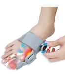 Bunion Corrector for Women & Men - Adjustable Bunion Splint for Pain Relief | Anti-Slip Heel Strap & Silicone Pad | Fits Left & Right Feet - Buy Online on GoSupps.com