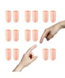 Breathable Gel Finger Cots (14 PCS) for Eczema, Wounds, Arthritis - Beige - Buy Online on GoSupps.com
