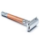 Parker 56R Heavyweight Rose Gold Safety Razor - Eco-Friendly Double Edge Razor with 5 Premium Platinum Blades - Buy Online on GoSupps.com