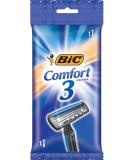 BIC Comfort 3 Men's 3-Blade Disposable Razors - 36 Count, Individually Wrapped - Buy Online on GoSupps.com