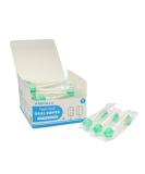 Buy Sterile Oral Sponges - 50 PCS Dental Swabs for Oral Hygiene | Cleaning Mouth Swab & Foam Care - Plum Blossom Cyan - Buy Online on GoSupps.com