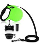 Philorn 5m Reflective Retractable Dog Leash for Medium & Large Dogs | Flexible One-Button Block | Non-Slip Handle | Up to 50kg - Green - Buy Online on GoSupps.com