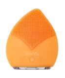 SUNMAY Leaf Facial Cleansing Brush Made of UltraHygienic Soft Silicone Waterproof Sonic Vibration Face Brush with Timer for Deep Cleansing Gentle Exfoliation and Massage (Orange) - Buy Online on GoSupps.com