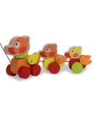 Buy Jamara Wooden Toy Kidiwood Sagging Duck Family - 3-Piece Set for 18 Months+ Solid Wood Motor Skills Development Safe Water-Based Colors - Buy Online on GoSupps.com