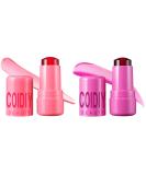 2 PCs Water Jelly Tint Blush & Lip Stain | Multi-Use Cruelty-Free Jelly Gloss - Vivid Color & Moist Watercolor Effect - Buy Online on GoSupps.com