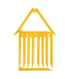 MUDOR 12 Inch Plastic Tent Stakes - 12 Pcs Heavy Duty Pegs for Camping, Outdoor, Beach, and Garden Use - Buy Online on GoSupps.com