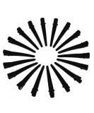 YAKA 50 Pack Black Metal Alligator Hair Clips - Professional Non-slip Pins for Hair Bows, DIY Accessories - Buy Online on GoSupps.com