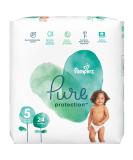 Pampers Pure Protection Size 5 Nappies - Gentle, Hypoallergenic Diapers - Buy Online on GoSupps.com