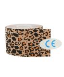 Sport Muscle Tape - Cotton Elastic Adhesive Tape for Basketball & Tennis - Leopard Print Stretch Bandage Wrap - Buy Online on GoSupps.com