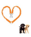 JVHLOV Double Dog Leash - 360 Rotatable Ideal for Small Medium & Large Dogs - Orange | International Shipping Available - Buy Online on GoSupps.com