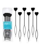 Hoyols 12pcs Quick Beader for Loading Beads on Hair Braids Beader Tool for Kids Girls Stringer Hair Topsy Tail Ponytail Maker Set 12 pcs Black 12pcs Black - Buy Online on GoSupps.com
