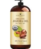 Handcraft Jojoba Oil - 100% Pure & Natural Jojoba Oil for Skin Face and Hair - Deeply Moisturizing Anti-Aging Jojoba Oil for Men and Women - 828 ml Jojoba Organic 828.00 ml (Pack of 1) - Buy Online on GoSupps.com