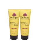 The Naked Bee Jasmine & Honey Moisturizing Hand & Body Lotion 6.7 oz - 2 Pack - Buy Online on GoSupps.com