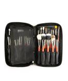 Makeup Brush Pocket & Waterproof Cosmetic Bag - Portable Beauty Travel Storage with Hand Loop - Black - Buy Online on GoSupps.com