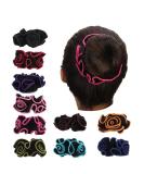 LOVEF 10 Pcs Premium Korean Velvet Hair Scrunchies - Hair Bands for Women/Girls - Hair Accessories - Buy Online on GoSupps.com