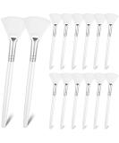 14-Piece Soft Fan Brushes Set for Mud Cream Applicator - White - Buy Online on GoSupps.com