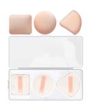 Unaone 3 Pieces Powder Puff Set - Makeup Sponge Foundation & Loose Powder Applicator Dry/Wet Air Cushion Puff Beauty Tools with Storage Case - Pink - Buy Online on GoSupps.com