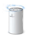 Waterless Essential Oils Diffuser - Portable Battery Operated Smart Cordless Design - Cold Mist Aroma Diffuser (White - Buy Online on GoSupps.com
