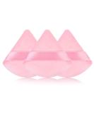 Sibba Triangle Shape Powder Puff Set 3 Soft Cosmetic Sponges for Loose Powder & Foundation | Large Cotton Makeup Cushions (Pink) International Shipping Available - Buy Online on GoSupps.com